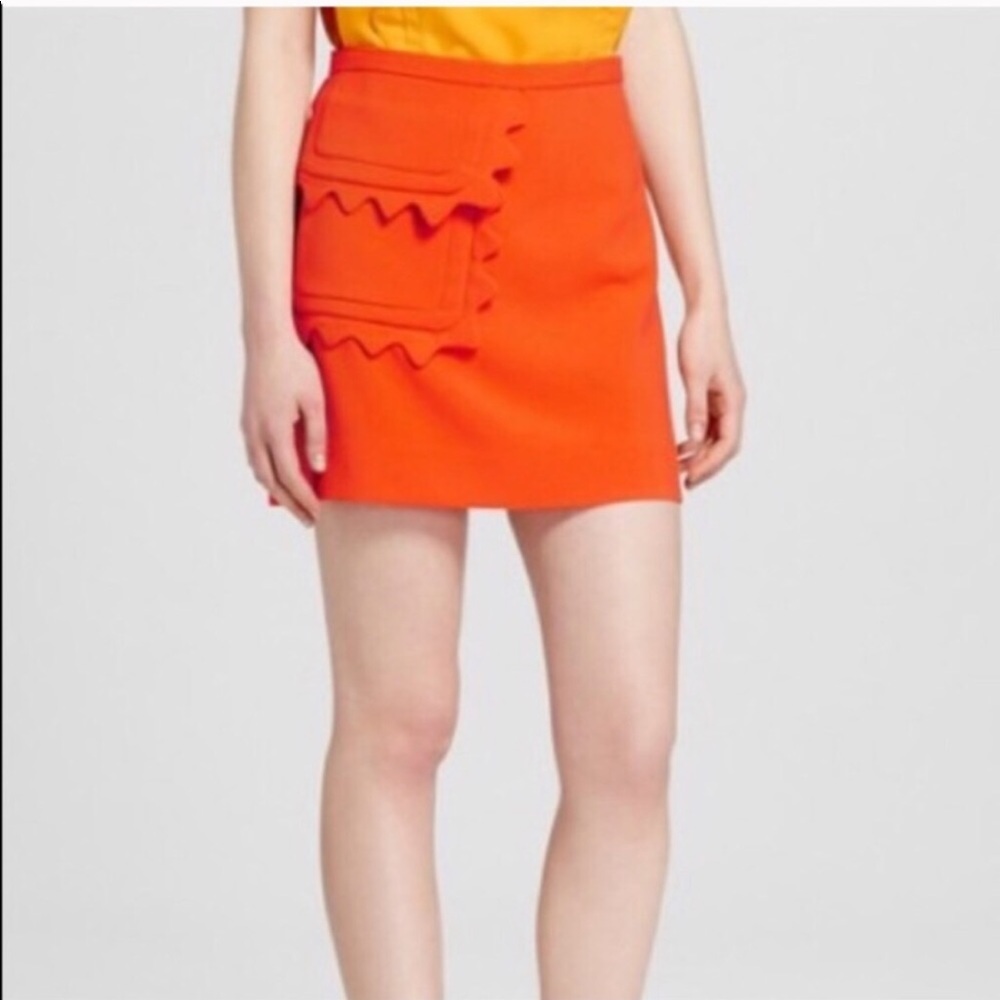 VICTORIA BECKHAM for Target Orange Skirt